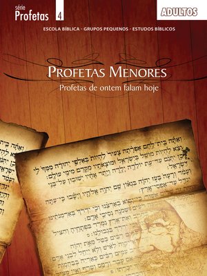 cover image of Profetas de Ontem Falam Hoje  | Professor
